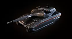 PL-01 Concept Tank Low-poly  3D model