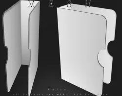 Playing Card Holder Low-poly  3D model