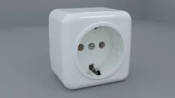 Power socket mk 2 3D model