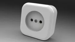 Power socket mk 3 3D model