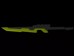 Project Yi sword-League Of Legends Low-poly  3D model