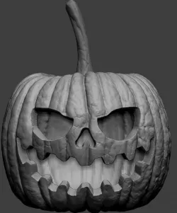 Pumpkin Holloween Jackolantern 3D print model
