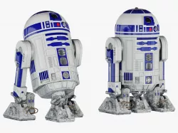 R2-D2 Star Wars Droid  3D model