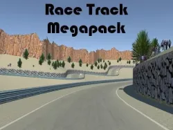  Race Track Megapack Low-poly  3D model