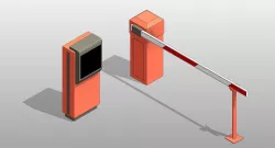 Revit Arm Gate Family 3D model
