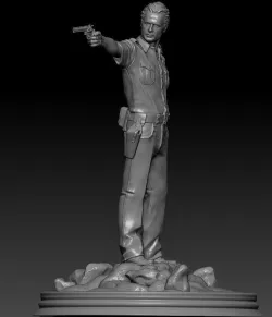 Rick Grimes The Walking Dead 3D print model