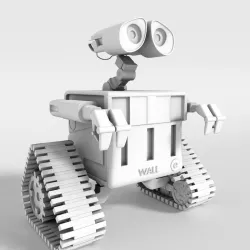 RIGGED Wall-E 3D model