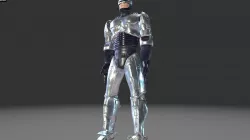 Robocop Low-poly  3D model