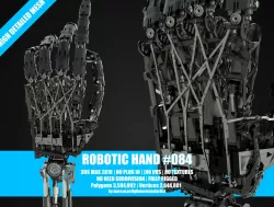 Robotic hand 084 3D model