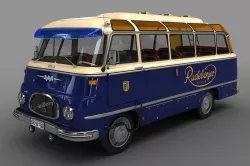 ROBUR  LO 2500  Bus  1961 3D model