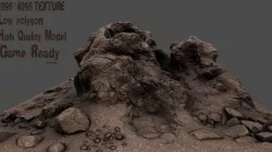 Rock 3D model
