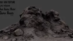 Rock 3D model
