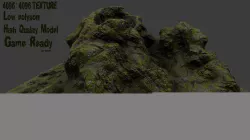 Rock 3D model