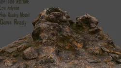 Rock 3D model