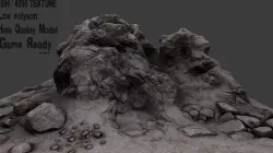 Rock 3D model