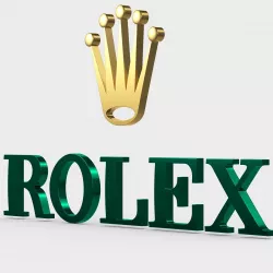rolex logo 3D model