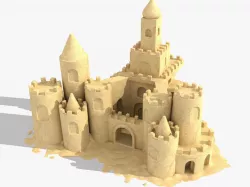 Sand Castle 3D model