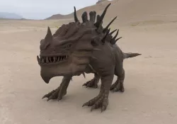 Sand dragon 3D model