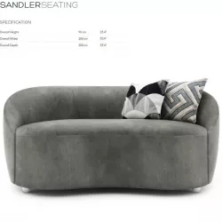 Sandlerseating  Luma Sofa 3D model