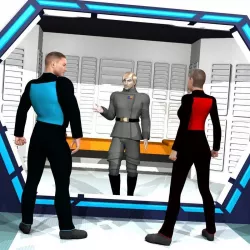 Sci-Fi Brig for Poser 3D model