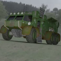 Sci-Fi Truck - Heavy Duty for DAZ Studio 3D model