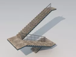 Simple Stair  3D model