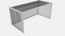 Soccer Goal Net Square  3D model