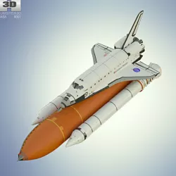 Space Shuttle Atlantis 3D model