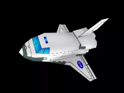 Space Shuttle Low-poly  3D model