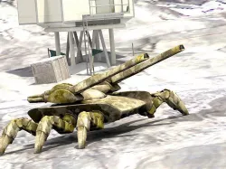 Spider Tank for Unity Low-poly  3D model