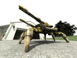 Spider Tank in obj format 3D model