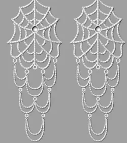 Spider Web Earring 3D print model