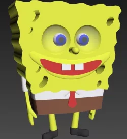 Sponge Bob Square Pants Low-poly  3D model