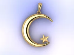 Star and Crescent 3D print model