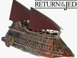 Star Wars Khetanna Jabba Sail Barge 3D model