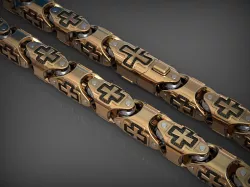 Stylish bracelet or necklace 02 3D print model