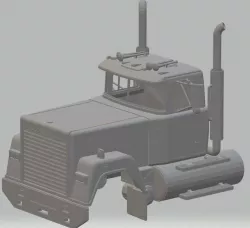 Super Liner 2 Printable Cabin Truck 3D print model