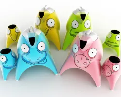 Tea Pots Comics 3D model