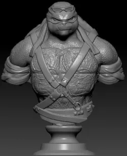 Teenage Mutant Ninja Turtles Raphael 3D print model
