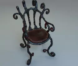 The Chair Low-poly  3D model