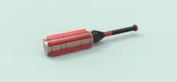 Thors baton from Thor Ragnarok 3D model