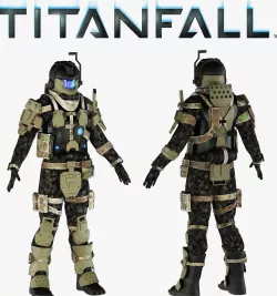 Titanfall pilot 3D model