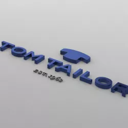 tom tailor logo 3D model