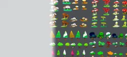 Toon Tree Pack Low-poly  3D model