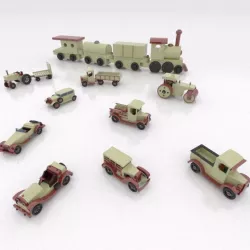 Toy Cars package 3D model