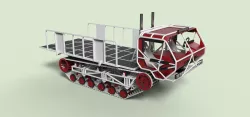 Track buggy 3D model