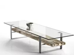 Transparent Coffee Table 3D model