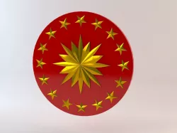 Turkish Prime Minister Amblem 3D model