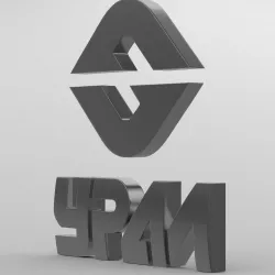 ural logo 2 3D model
