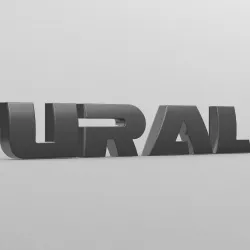 ural logo 3D model